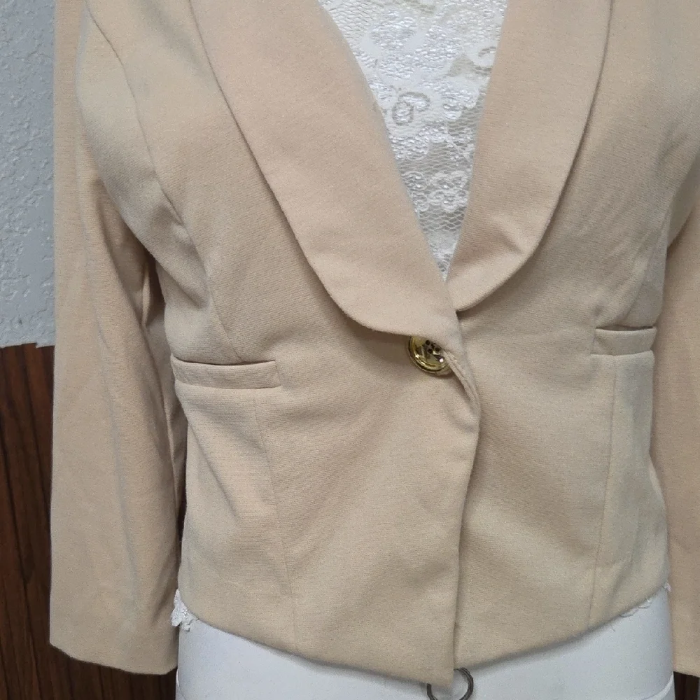 Charlotte Russe tailored cream